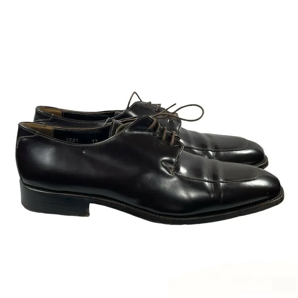To Boot New York Adam Derrick Mens Brown Leather Oxford Dress Shoes 3221 Size 13